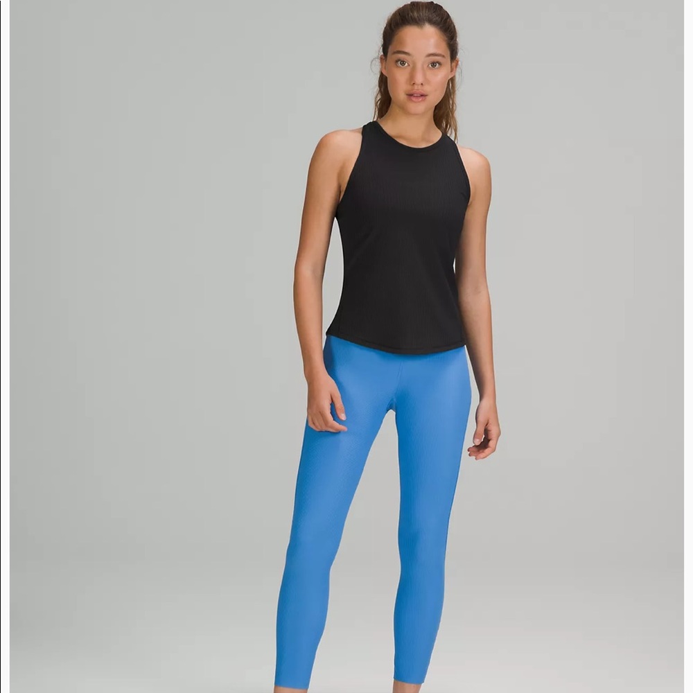 Black racer back tank from Lululemon